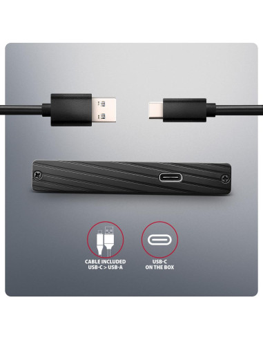 HDD ACC ENCLOSURE 2.5"/USB3.2 EE25-XA6C AXAGON