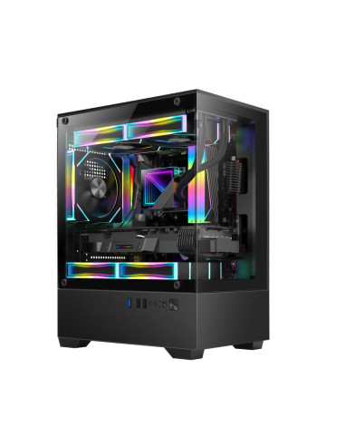 Case, GOLDEN TIGER, micro ATX, Black, Mini Tower, Raider SL-2, RAIDERSL-2