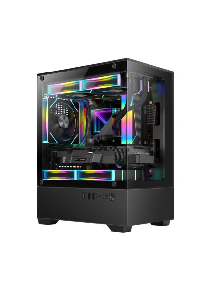 Case, GOLDEN TIGER, micro ATX, Black, Mini Tower, Raider SL-2, RAIDERSL-2