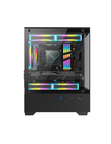 Case, GOLDEN TIGER, micro ATX, Black, Mini Tower, Raider SL-2, RAIDERSL-2