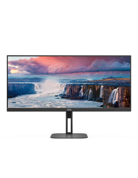 LCD Monitor, AOC, 34 ", 3440 x 1440 pixels, UltraWide Quad HD, Native aspect ratio 21:9, LCD, Flat, U34V5C/BK
