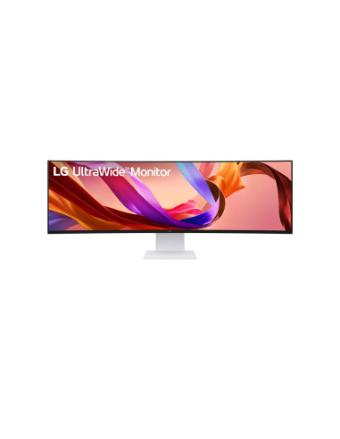 LCD Monitor, LG, 49 ", 5120 x 1440 pixels, Dual QHD, Native aspect ratio 32:9, LED, Curved, 49U950A-W