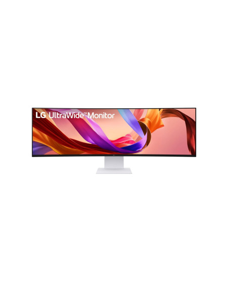 LCD Monitor, LG, 49 ", 5120 x 1440 pixels, Dual QHD, Native aspect ratio 32:9, LED, Curved, 49U950A-W