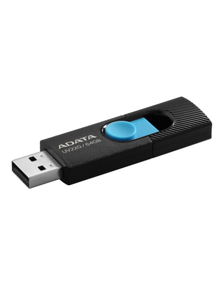 MEMORY DRIVE FLASH USB2 64GB/BLUE AUV220-64G-RBKBL ADATA