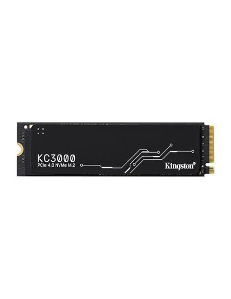 SSD, KINGSTON, KC3000, 2TB, M.2, NVMe, 3D TLC, Write speed 7000 MBytes/sec, Read speed 7000 MBytes/sec, MTBF 1800000 hours, SKC
