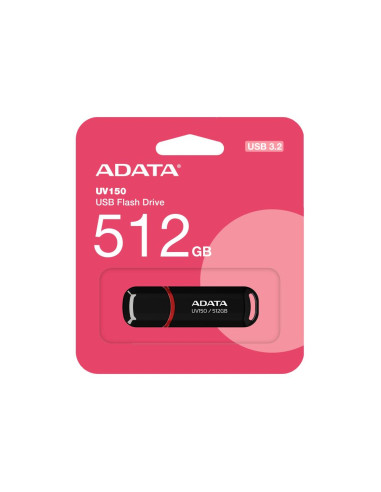 MEMORY DRIVE FLASH USB3 512GB/BLACK AUV150-512G-RBK ADATA