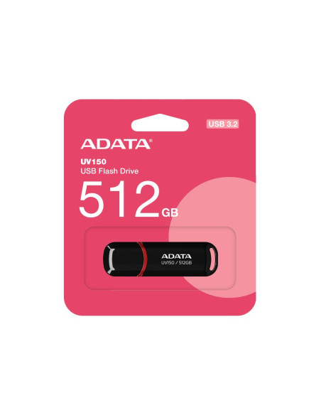 MEMORY DRIVE FLASH USB3 512GB/BLACK AUV150-512G-RBK ADATA