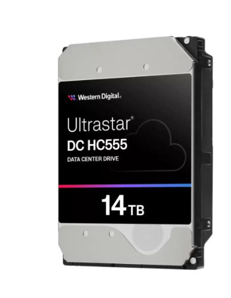 HDD, WESTERN DIGITAL ULTRASTAR, Ultrastar DC HC555, 14TB, 512 MB, 7200 rpm, 3,5", 0B48721