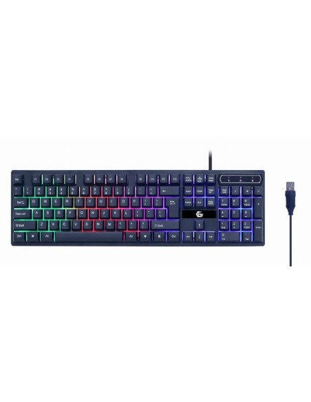 KEYBOARD USB GAMING KIT ENG/GHOST GGS-UMGL4-02 GEMBIRD