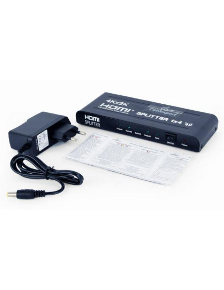 CABLE HDMI SPLITTER 4PORTS/DSP-4PH4-02 GEMBIRD
