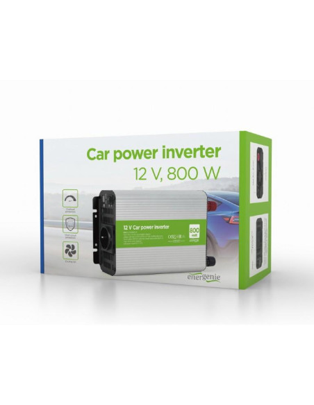 POWER INVERTER CAR 12V 800W/EG-PWC800-01 GEMBIRD