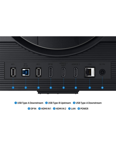 LCD Monitor, SAMSUNG, Odyssey G7, 27", Gaming, Panel IPS, 3840x2160, 16:9, 144Hz, 1 ms, Speakers, Swivel, Pivot, Height adjusta