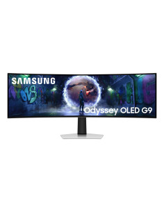 Monitor, SAMSUNG, Odyssey G9 G93SD, 49", Gaming/Curved, Panel OLED, 5120x1440, 32:9, 240 Hz, 0.03 ms, Colour White, LS49DG934SU