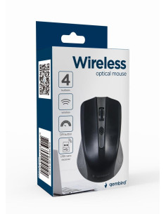 MOUSE USB OPTICAL WRL GREY/BLACK MUSW-4B-04-GB GEMBIRD