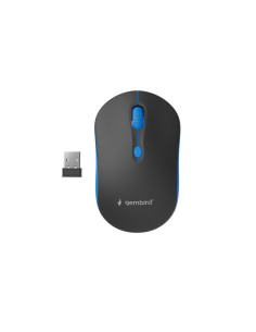 MOUSE USB OPTICAL WRL BLACK/BLUE MUSW-4B-03-B GEMBIRD