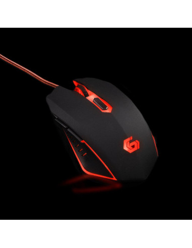 MOUSE USB OPTICAL GAMING/RED MUSG-001-R GEMBIRD