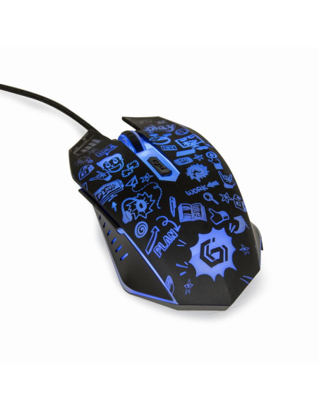 MOUSE USB OPTICAL BLACK/MUS-6B-GRAFIX-01 GEMBIRD