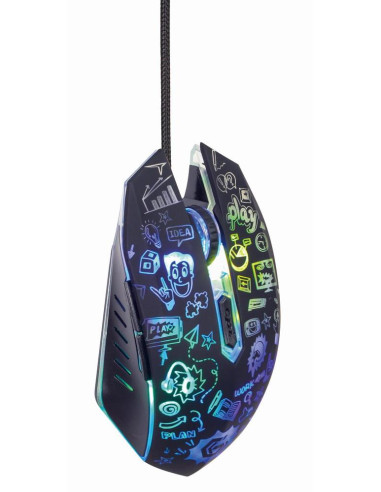 MOUSE USB OPTICAL BLACK/MUS-6B-GRAFIX-01 GEMBIRD