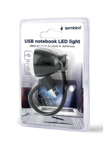 NB ACC LIGHT LED USB/BLACK NL-02 GEMBIRD