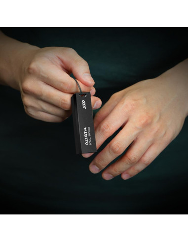 External SSD, ADATA, SC610, 2TB, USB 3.2, Write speed 500 MBytes/sec, Read speed 550 MBytes/sec, SC610-2000G-CBK/RD