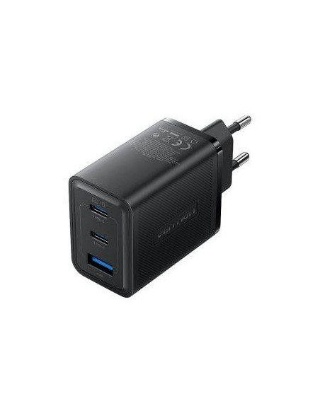 MOBILE CHARGER WALL 65W USB/3P BLACK FERB0-EU VENTION