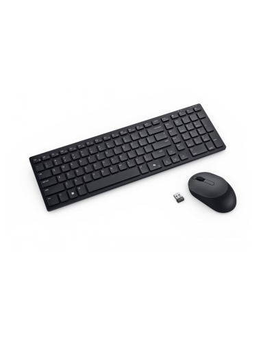 DELL PRO COMPACT SILENT KEYBOARD AND MOUSE - KM555 - US INTERNATIONAL (QWERTY)