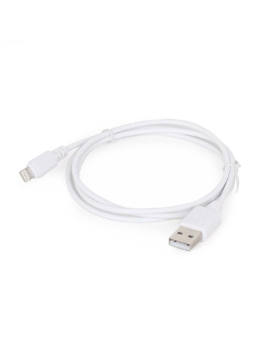 CABLE LIGHTNING TO USB2 1M/CC-USB2-AMLM-W-1M GEMBIRD