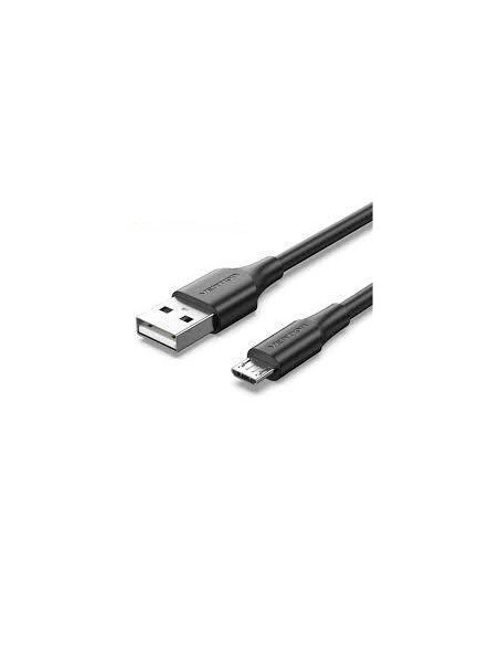 CABLE USB2.0 TO MICRO-B/0.5M BLACK CTIBD VENTION