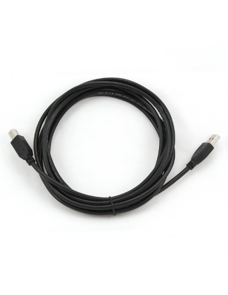 CABLE USB2 AM-BM 3M/BLACK CCP-USB2-AMBM-10 GEMBIRD