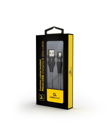 CABLE USB2 TO MICRO-USB 2M/CC-USB2B-AMMBM-2M-BW GEMBIRD