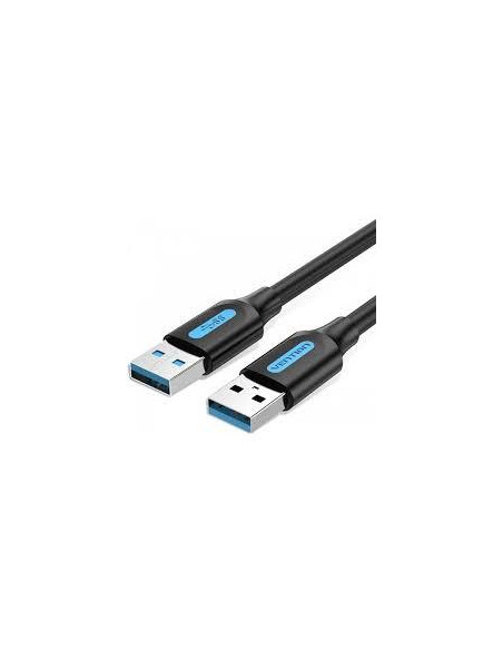 CABLE USB3.0 MALE TO MALE/0.5M BLACK CONBD VENTION
