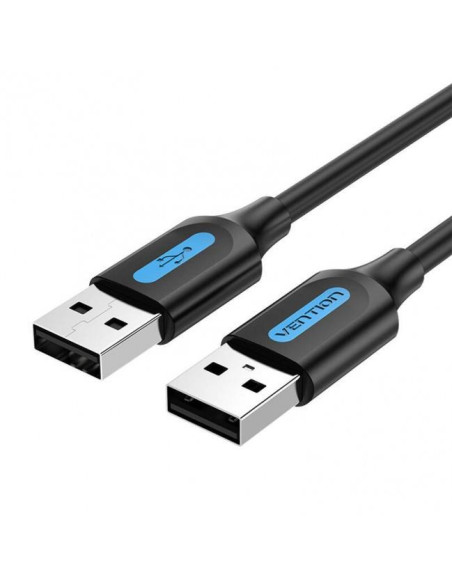 CABLE USB2.0 MALE TO MALE/1.5M BLACK COJBG VENTION