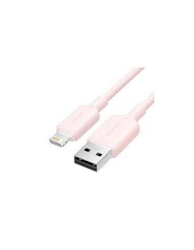 CABLE USB2.0 TO LIGHTNING/1M PINK LAMPF VENTION