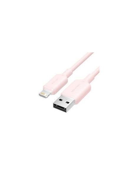 CABLE USB2.0 TO LIGHTNING/1M PINK LAMPF VENTION