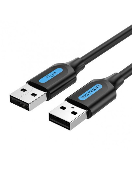 CABLE USB2.0 MALE TO MALE/2M BLACK COJBH VENTION