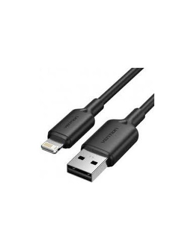 CABLE USB2.0 TO LIGHTNING/2M BLACK LAMBH VENTION