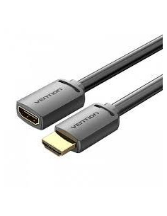 CABLE HDMI MALE/FEMALE 4K/2M BLACK AHCBH VENTION