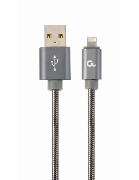 CABLE LIGHTNING TO USB2 2M/CC-USB2S-AMLM-2M-BG GEMBIRD