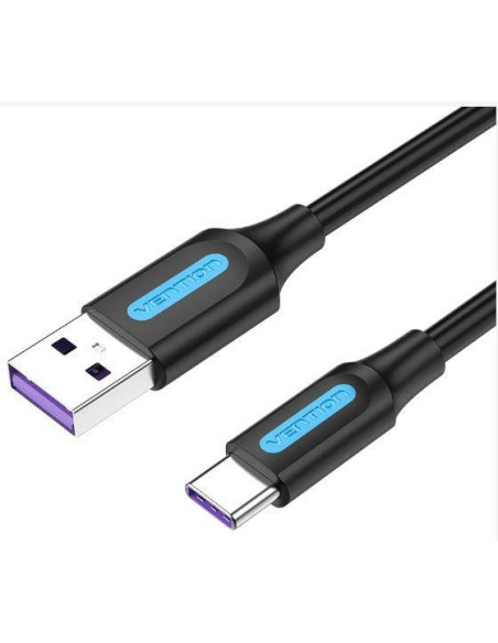 CABLE USB-C TO USB2.0/1.5M BLACK CORBG VENTION