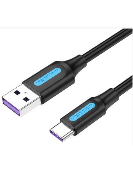 CABLE USB-C TO USB2.0/2M BLACK CORBH VENTION