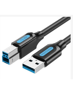 CABLE USB3.0 MALE TO MALE/3M BLACK COOBI VENTION