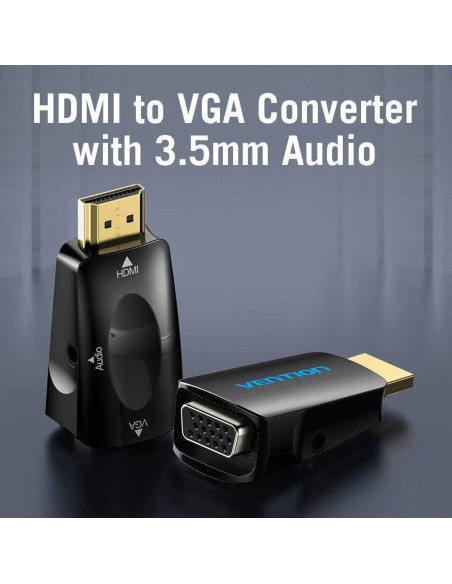 I/O CONVERTER HDMI TO VGA/3.5MM AUDIO AIDB0 VENTION