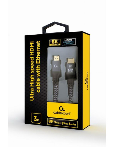 CABLE HDMI-HDMI 8K 3M SELECT/PLUS CCB-HDMI8K-3M GEMBIRD