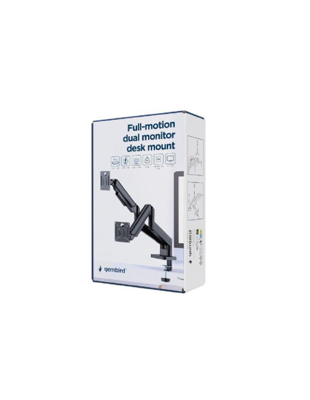 DISPLAY ACC MOUNTING ARM/DOUBL.17-32" MA-DA2-06 GEMBIRD DISPLAY ACC MOUNTING ARM/DOUBL.17-32" MA-DA2-06 GEMBIRD