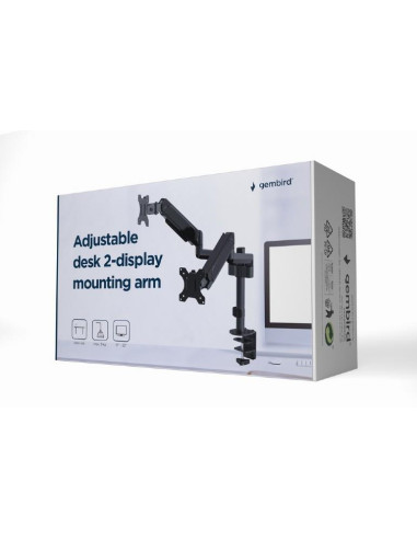 DISPLAY ACC MOUNTING ARM/17-32" MA-DA2P-01 GEMBIRD