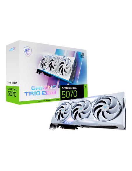 Graphics Card, MSI, NVIDIA GeForce RTX 5070, 12 GB, GDDR7, 192 bit, PCIE 5.0 16x, Triple slot Fansink, 1xHDMI, 3xDisplayPort, 5