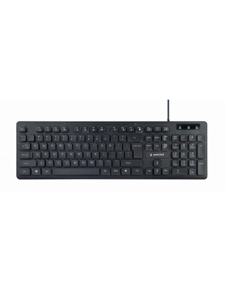 KEYBOARD MULTIMEDIA USB ENG/BLACK KB-UML-02 GEMBIRD