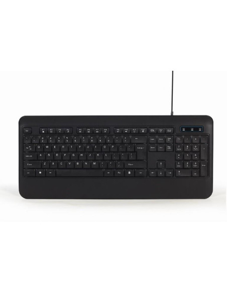 KEYBOARD MULTIMEDIA USB ENG/BLACK KB-UML-03 GEMBIRD