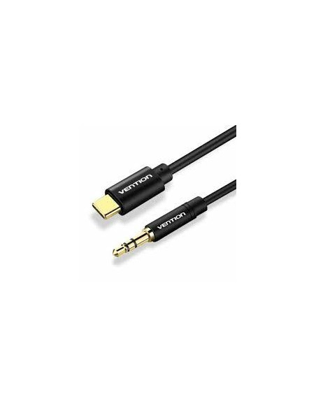 CABLE AUDIO 3.5MM TO USB-C/1.5M BLACK BGABG VENTION