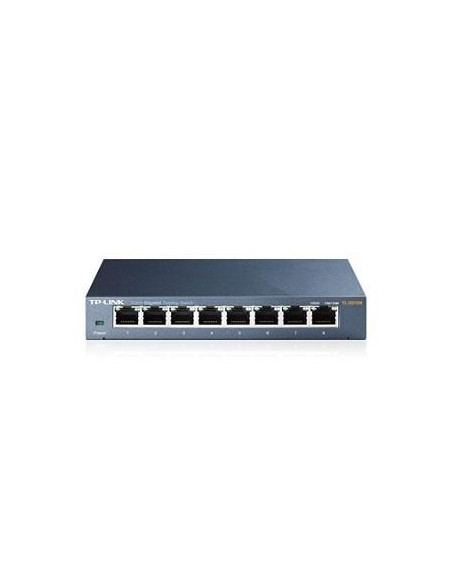 Switch, TP-LINK, 8x10Base-T / 100Base-TX / 1000Base-T, TL-SG108